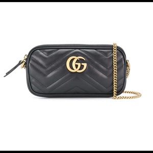 Authentic Compact Marmont GG Crossbody Bag